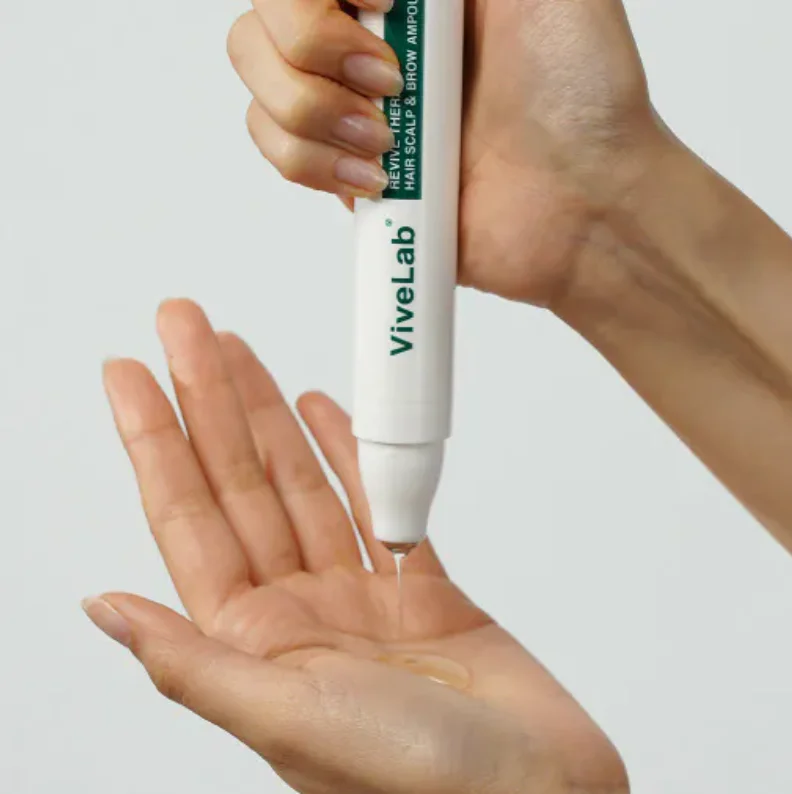 ViveLab Revive Therapy Hair Scalp Brow Ampoule For Stronger Shinier Healthier Fuller Hair Ball Applicator Original Hair Repair
ViveLab Revive Therapy Hair Scalp Brow Ampoule For Stronger Shinier Healthier Fuller Hair Ball Applicator Original Hair Repair