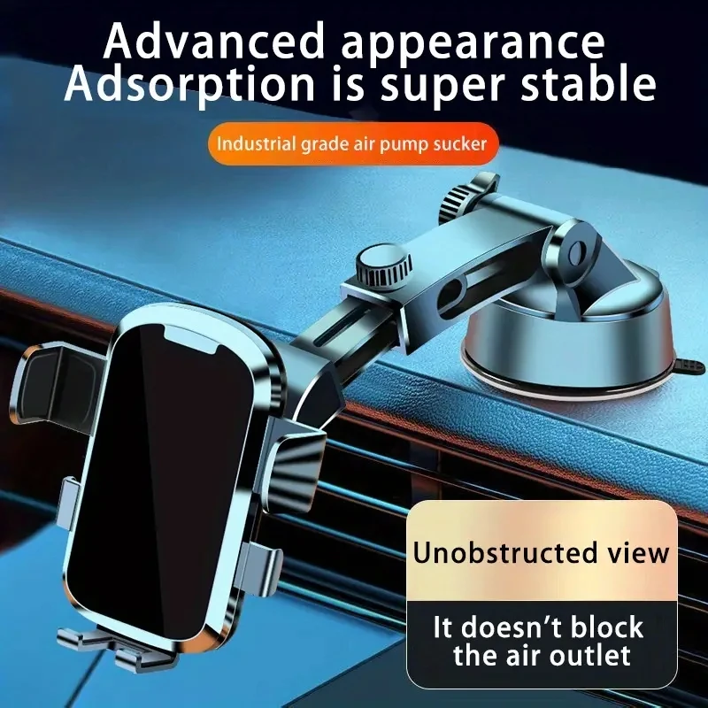 Car Phone Holder Suction Cup Stand Gravity Dashboard Phone Mount Stand GPS 360-Degree Universal For iPhone Xiaomi Samsung
Car Phone Holder Suction Cup Stand Gravity Dashboard Phone Mount Stand GPS 360-Degree Universal For iPhone Xiaomi Samsung