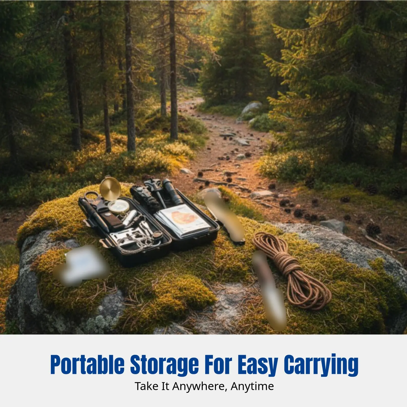 Outdoor Survival Kit, Multi-Functional Emergency Tool Set, First Aid Supplies, Portable Storage Box, Random Selection
Outdoor Survival Kit, Multi-Functional Emergency Tool Set, First Aid Supplies, Portable Storage Box, Random Selection