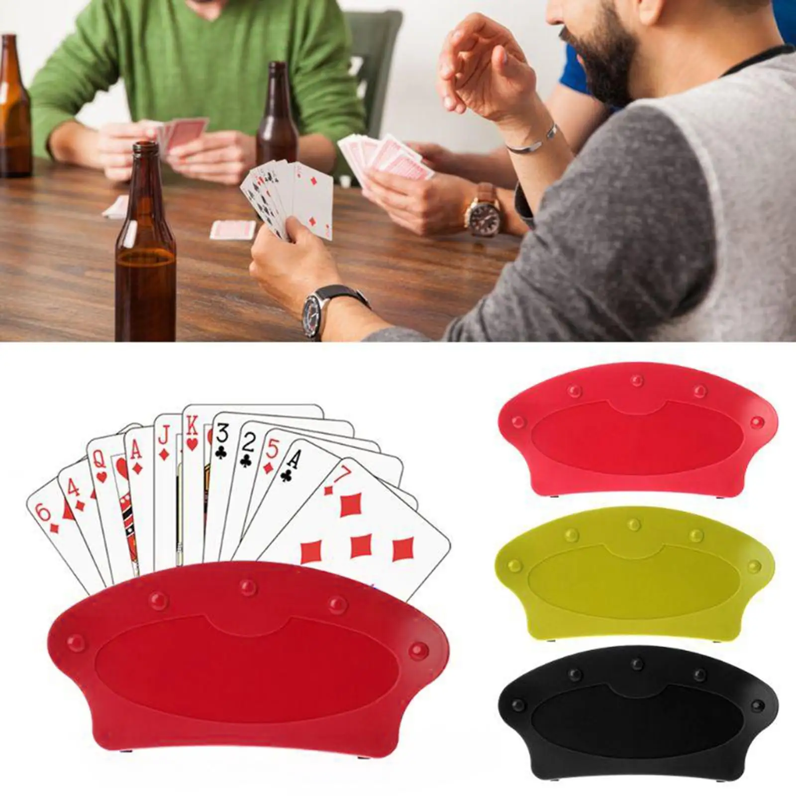 Hands Free Playing Card Holder Stand Clip Bridge Card Board Game Poker Seat
Hands Free Playing Card Holder Stand Clip Bridge Card Board Game Poker Seat