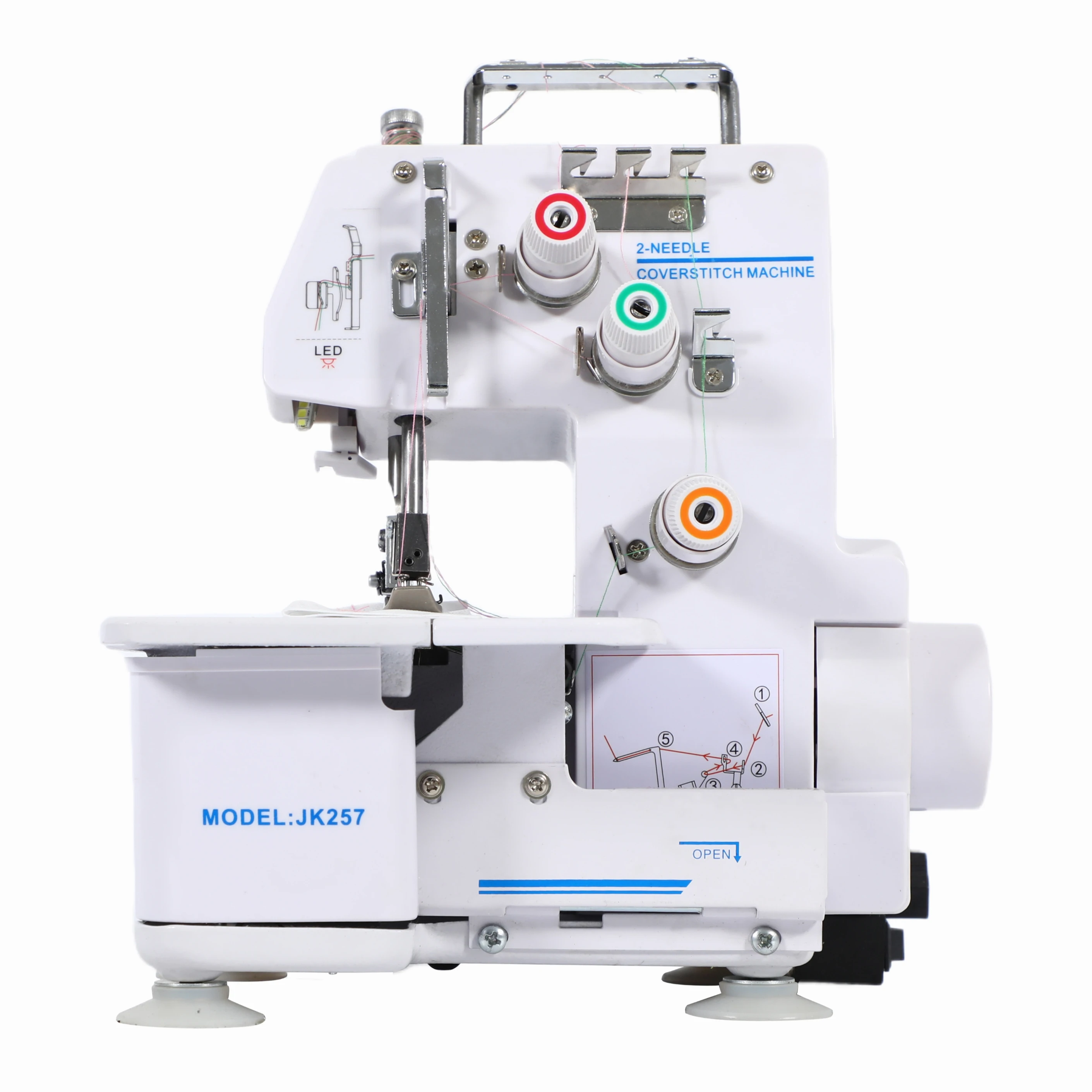 257D High Quality Three Thread Mini Household Overlock Sewing Machines Multi-function Sewing Machine
257D High Quality Three Thread Mini Household Overlock Sewing Machines Multi-function Sewing Machine