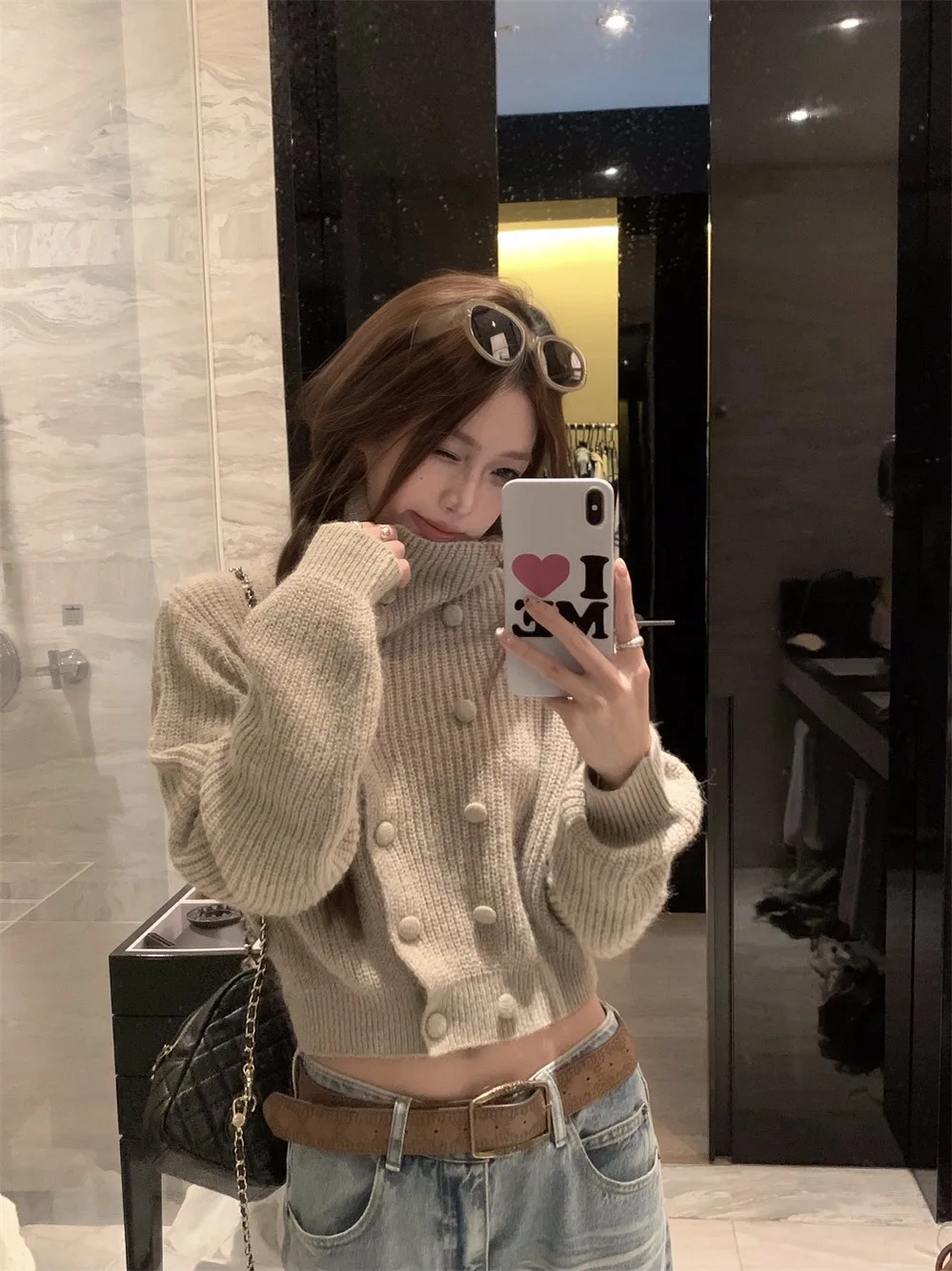 RIZZMA Korean Style Lazy Flip Collar Knitted Cardigan Sweater Women's Autumn Winter Casual Slimming Short Top
RIZZMA Korean Style Lazy Flip Collar Knitted Cardigan Sweater Women's Autumn Winter Casual Slimming Short Top