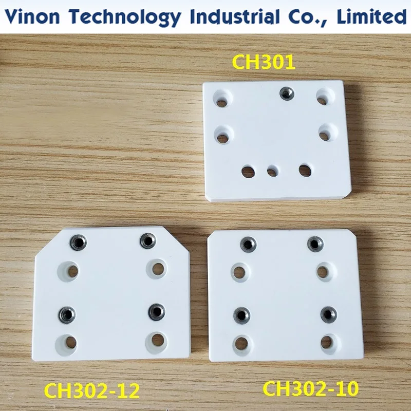 Chmer CH301 Isolator Plate Upper 64x76x10mm, CH302-10 Isolator Plate Lower 64x76x10mm, CH302-12 Isolator Plate Lower 64x76x12mm
Chmer CH301 Isolator Plate Upper 64x76x10mm, CH302-10 Isolator Plate Lower 64x76x10mm, CH302-12 Isolator Plate Lower 64x76x12mm