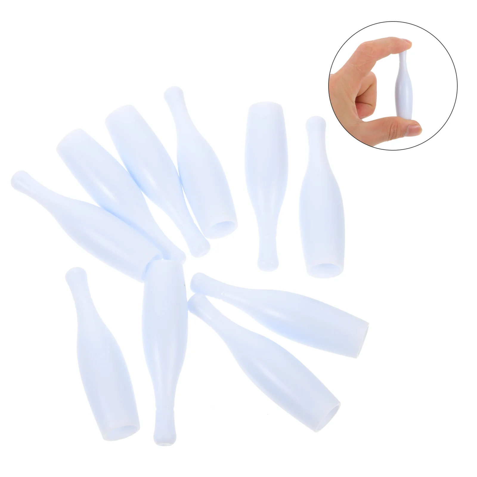 20 Pcs Mini Bowling Pin Bulk for Table Tabletop Game Accessory Replacement Indoor Portable
20 Pcs Mini Bowling Pin Bulk for Table Tabletop Game Accessory Replacement Indoor Portable