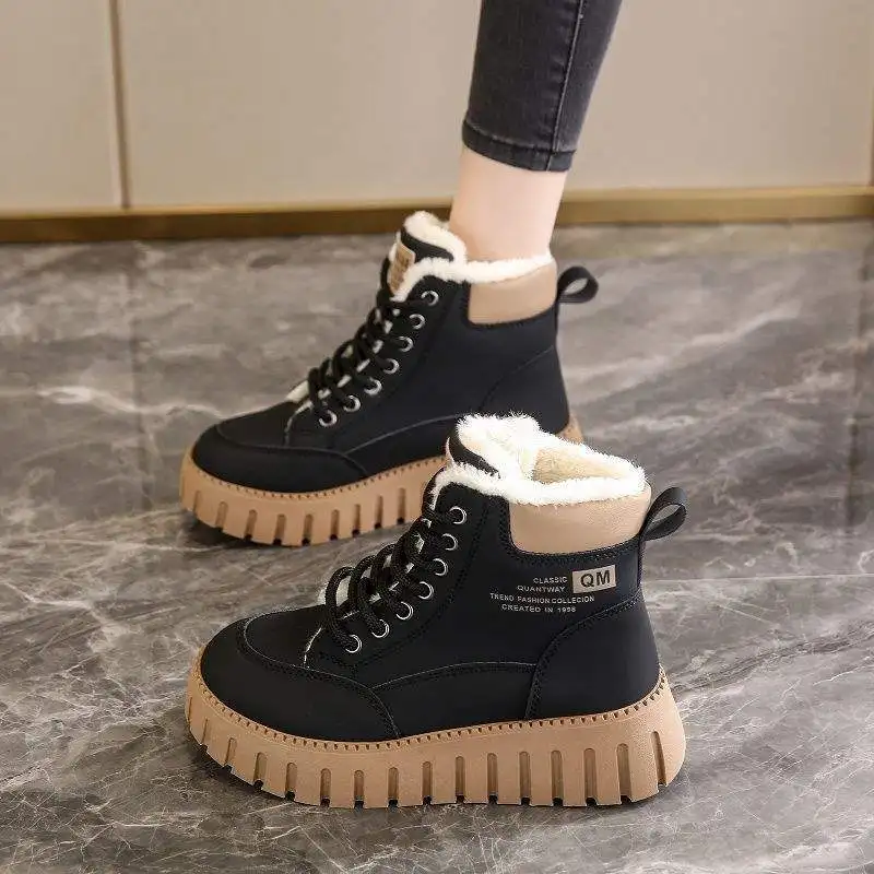 Soft Sole Non-Slip High Top Warm Fleece-Lined Extra Thick Snow Boots Winter New Women's
Soft Sole Non-Slip High Top Warm Fleece-Lined Extra Thick Snow Boots Winter New Women's