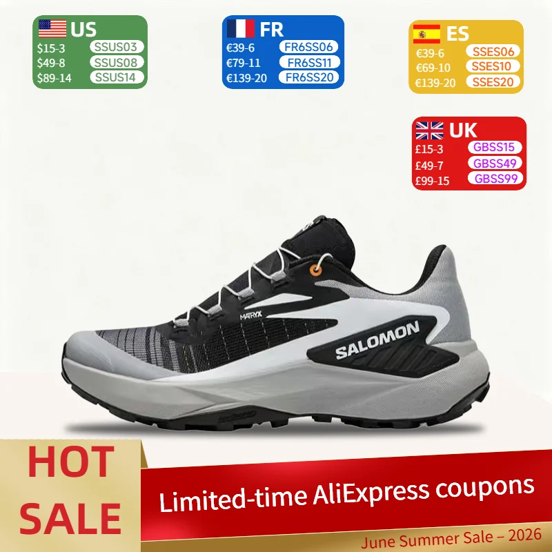 Salomon Genesis: An ultra-lightweight, highly durable, and tear-resistant low-top running shoe for men – Black/Gray 478076
Salomon Genesis: An ultra-lightweight, highly durable, and tear-resistant low-top running shoe for men – Black/Gray 478076