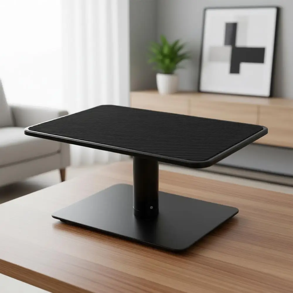 Height-Adjustable Ergonomic Monitor and Laptop Stand, Black, Tabletop Desk Riser
Height-Adjustable Ergonomic Monitor and Laptop Stand, Black, Tabletop Desk Riser