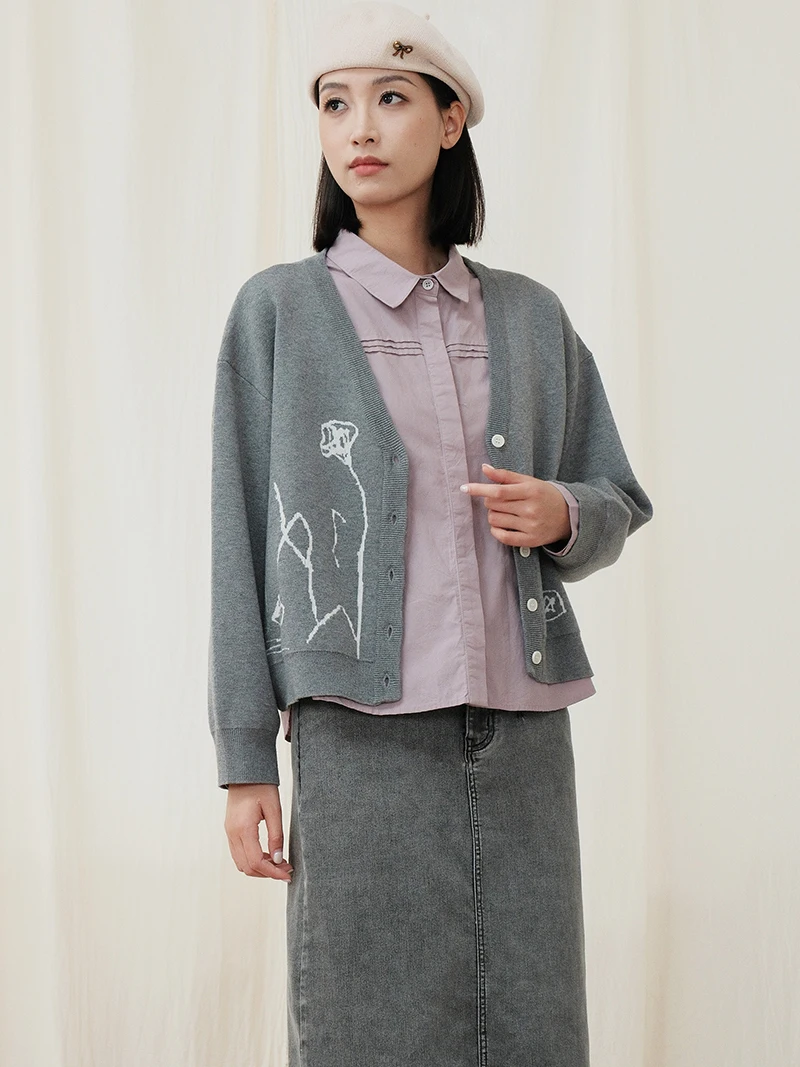 Bukhara Original Women's Loose Knitted Sweater Cardigan ort Outerwear Autumn 2025 Versatile Casual Sle Long Sve Plant ...
Bukhara Original Women's Loose Knitted Sweater Cardigan ort Outerwear Autumn 2025 Versatile Casual Sle Long Sve Plant ...