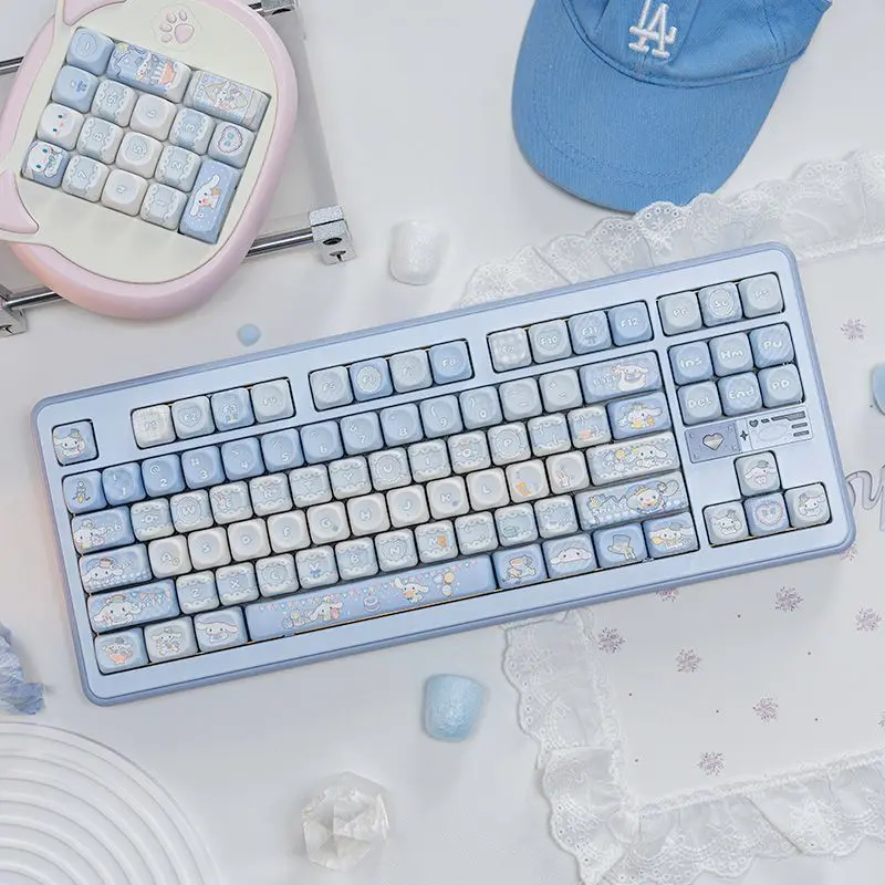 Anime Sanrio Cinnamoroll Clouds Cute Keycaps PBT Five Sides Sublimation MOA Mechanical Keyboard Kawaii Lovely 2026 New Gift
Anime Sanrio Cinnamoroll Clouds Cute Keycaps PBT Five Sides Sublimation MOA Mechanical Keyboard Kawaii Lovely 2026 New Gift