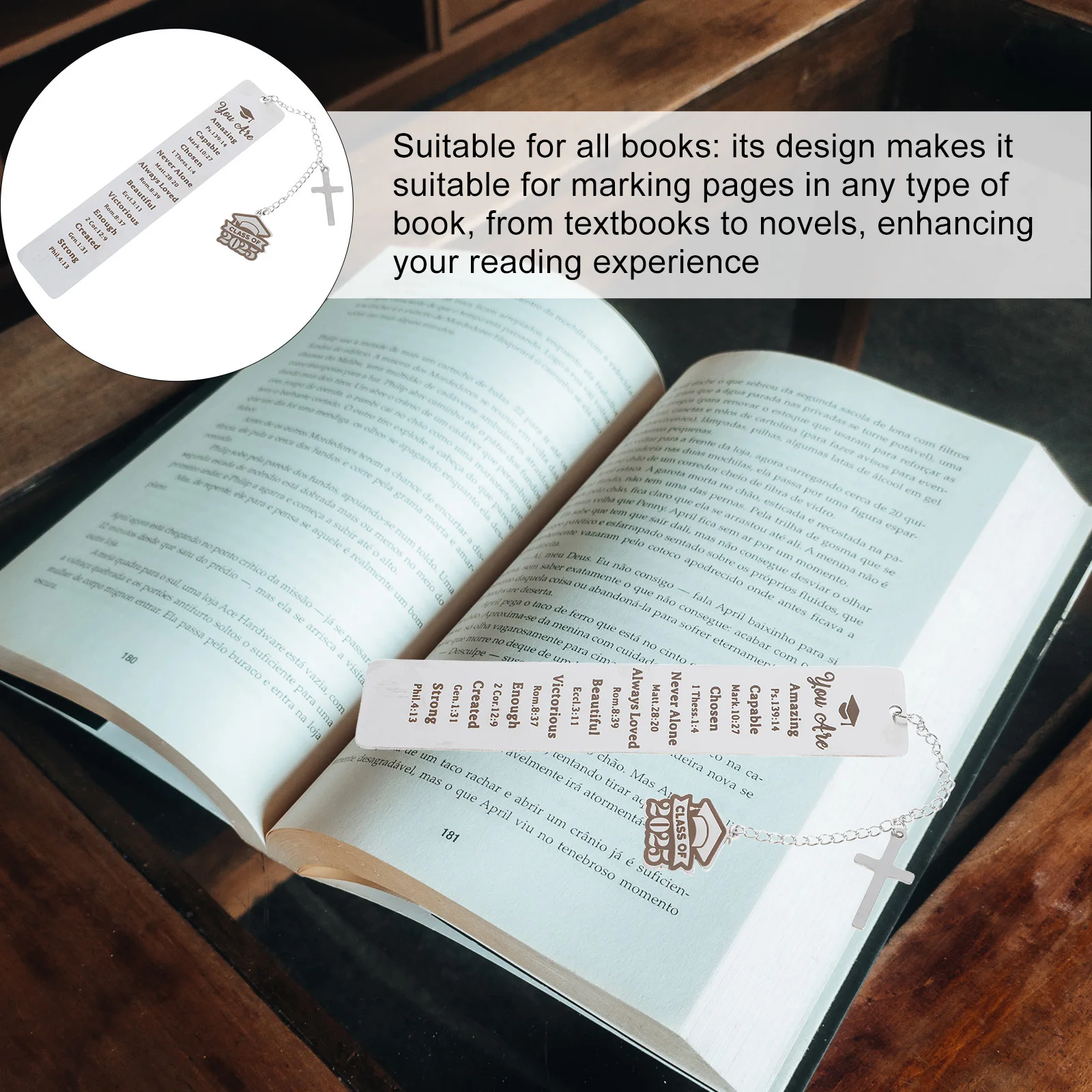 Stainless Steel Graduation Cap Cross Bookmark Suitable for Teachers Students Graduation Ceremony Classroom Prize Gift
Stainless Steel Graduation Cap Cross Bookmark Suitable for Teachers Students Graduation Ceremony Classroom Prize Gift