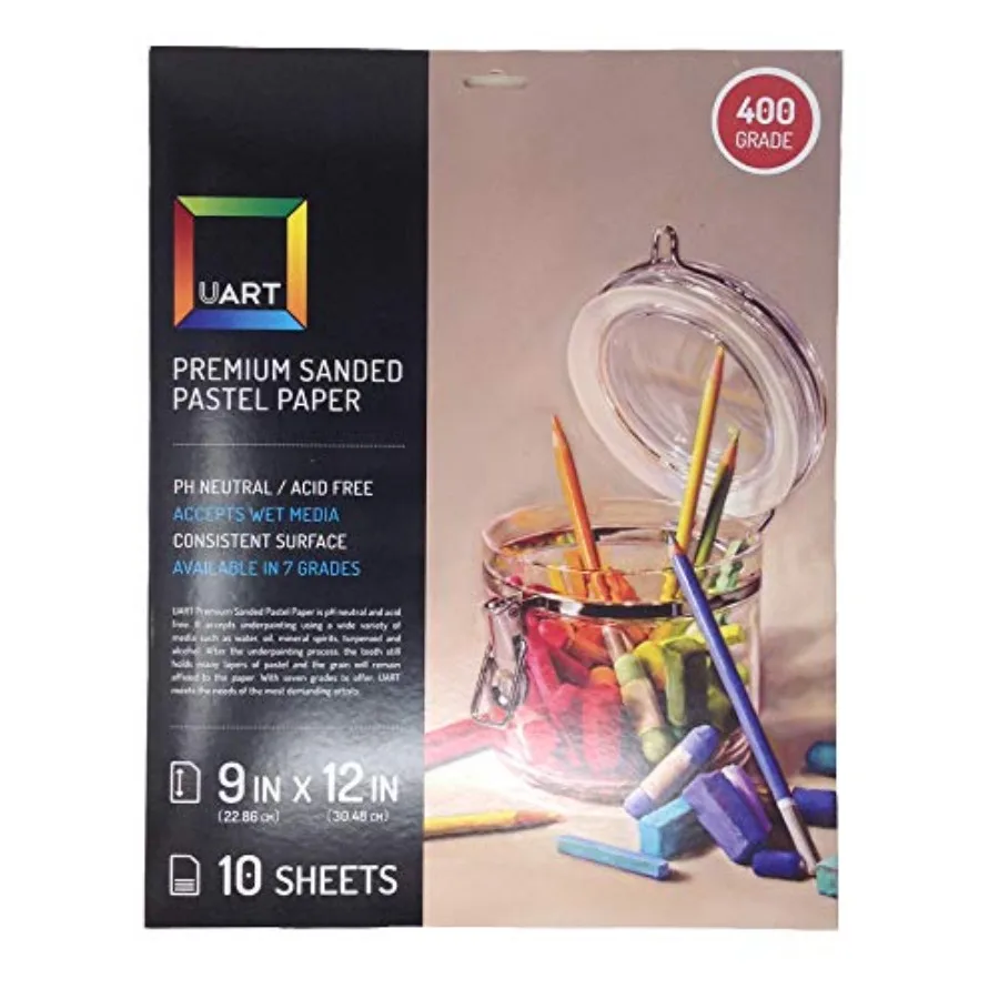 Sanded Pastel Art Paper, Off-White, Mulitple Sizes and Grits, 10 Sheet Packs
Sanded Pastel Art Paper, Off-White, Mulitple Sizes and Grits, 10 Sheet Packs