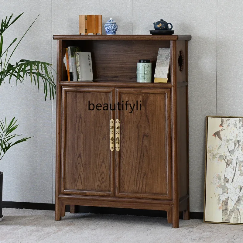 Chinese entrance cabinet, classical rounded corner cabinet elm, living room storage cabinet
Chinese entrance cabinet, classical rounded corner cabinet elm, living room storage cabinet