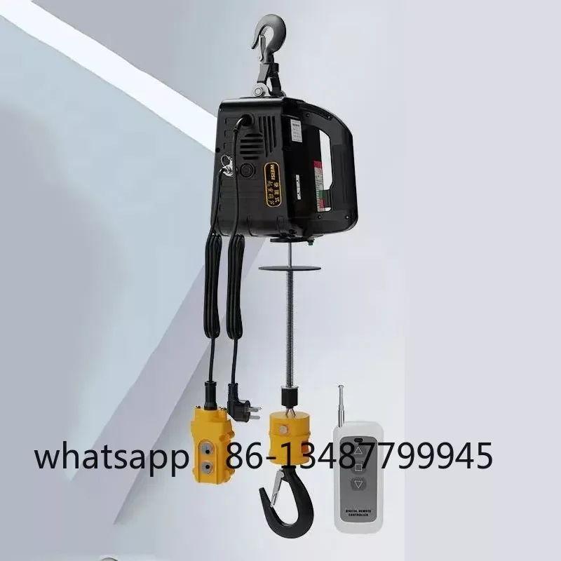 Mini Electric Hoist 220v Small Crane Portable Remote Control Household Air Conditioner Crane Small Lifting Hoist
Mini Electric Hoist 220v Small Crane Portable Remote Control Household Air Conditioner Crane Small Lifting Hoist