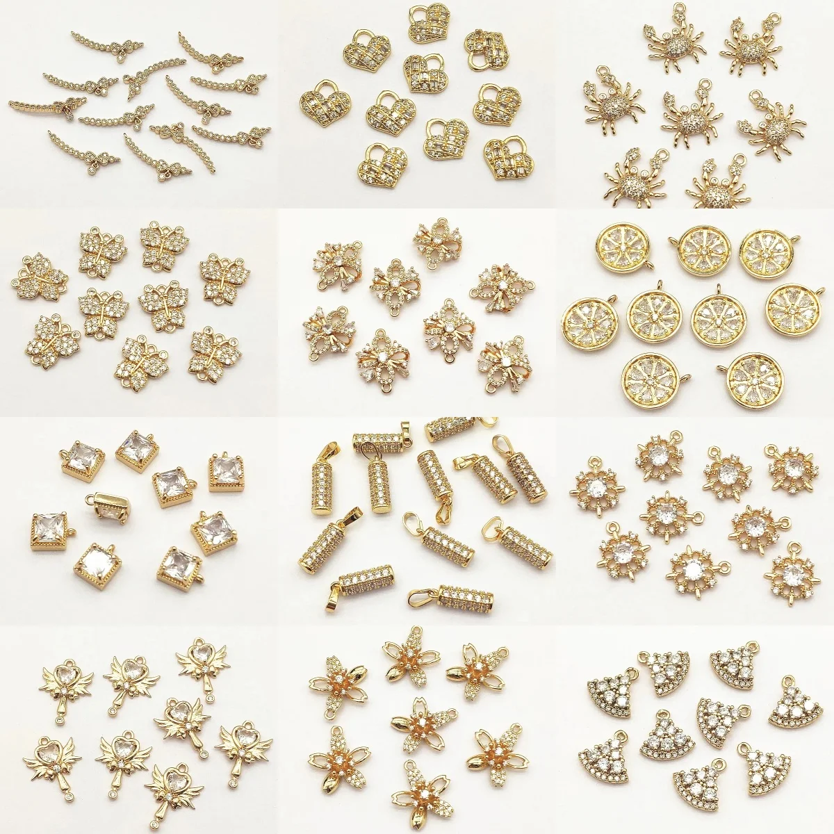 New Arrival! 50pcs Copper Pendants Cubic Zirconia Charm For Handmade Necklace/Earrings DIY Parts,Jewelry Accessories Findings
New Arrival! 50pcs Copper Pendants Cubic Zirconia Charm For Handmade Necklace/Earrings DIY Parts,Jewelry Accessories Findings