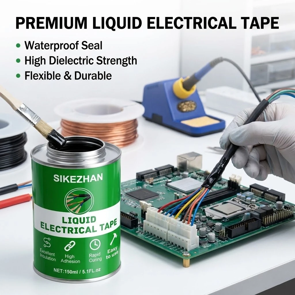 Fast Dry Liquid Electrical Tape, Waterproof Insulating Rubber Sealer Coat, Durable Adhesive Glue for Wire Cable Data Line Repair
Fast Dry Liquid Electrical Tape, Waterproof Insulating Rubber Sealer Coat, Durable Adhesive Glue for Wire Cable Data Line Repair