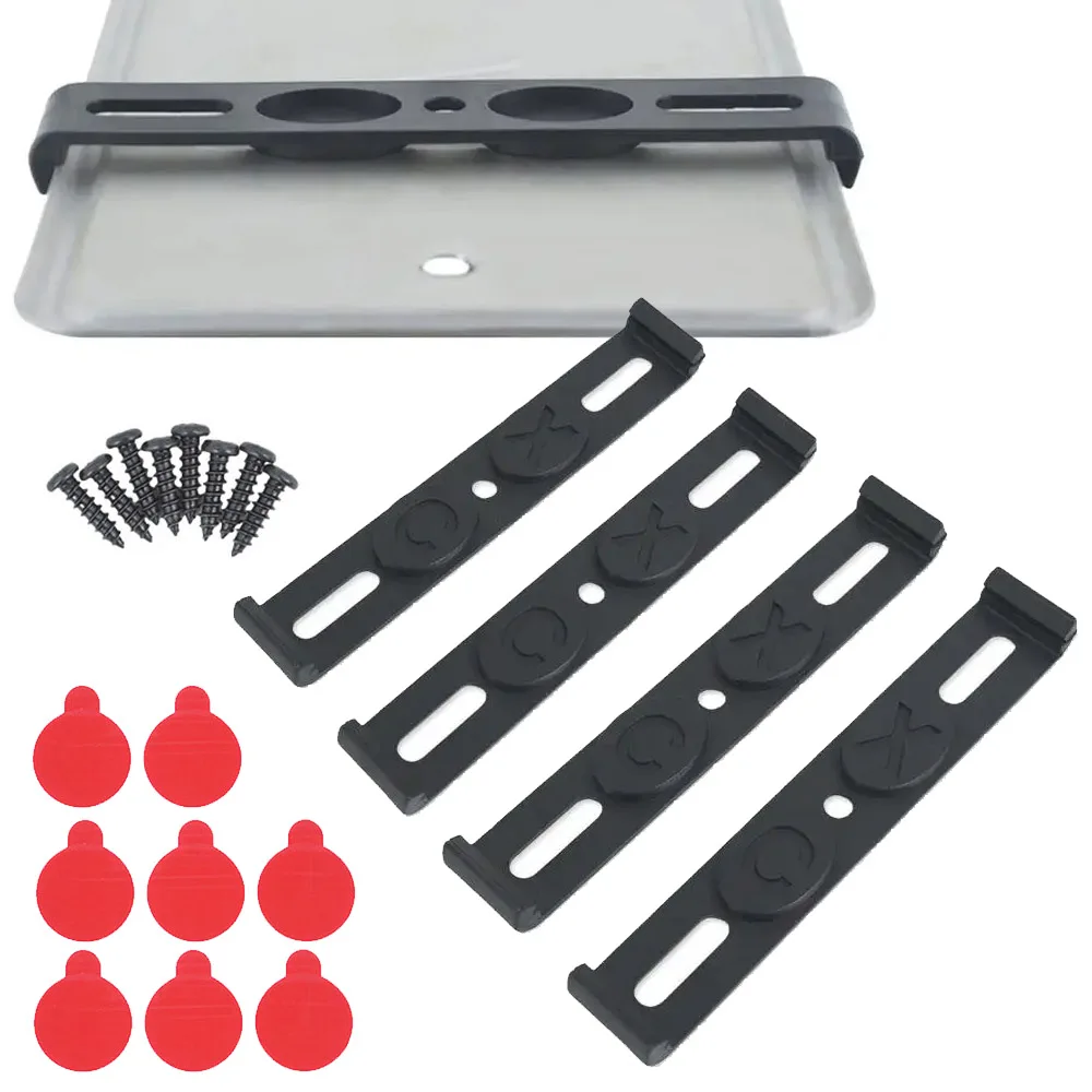 4PCS Frameless License Plate Frame Frameless License Plate Mount Weather-Proof Car Tag Frame Part for Front and Rear Car Tags
4PCS Frameless License Plate Frame Frameless License Plate Mount Weather-Proof Car Tag Frame Part for Front and Rear Car Tags