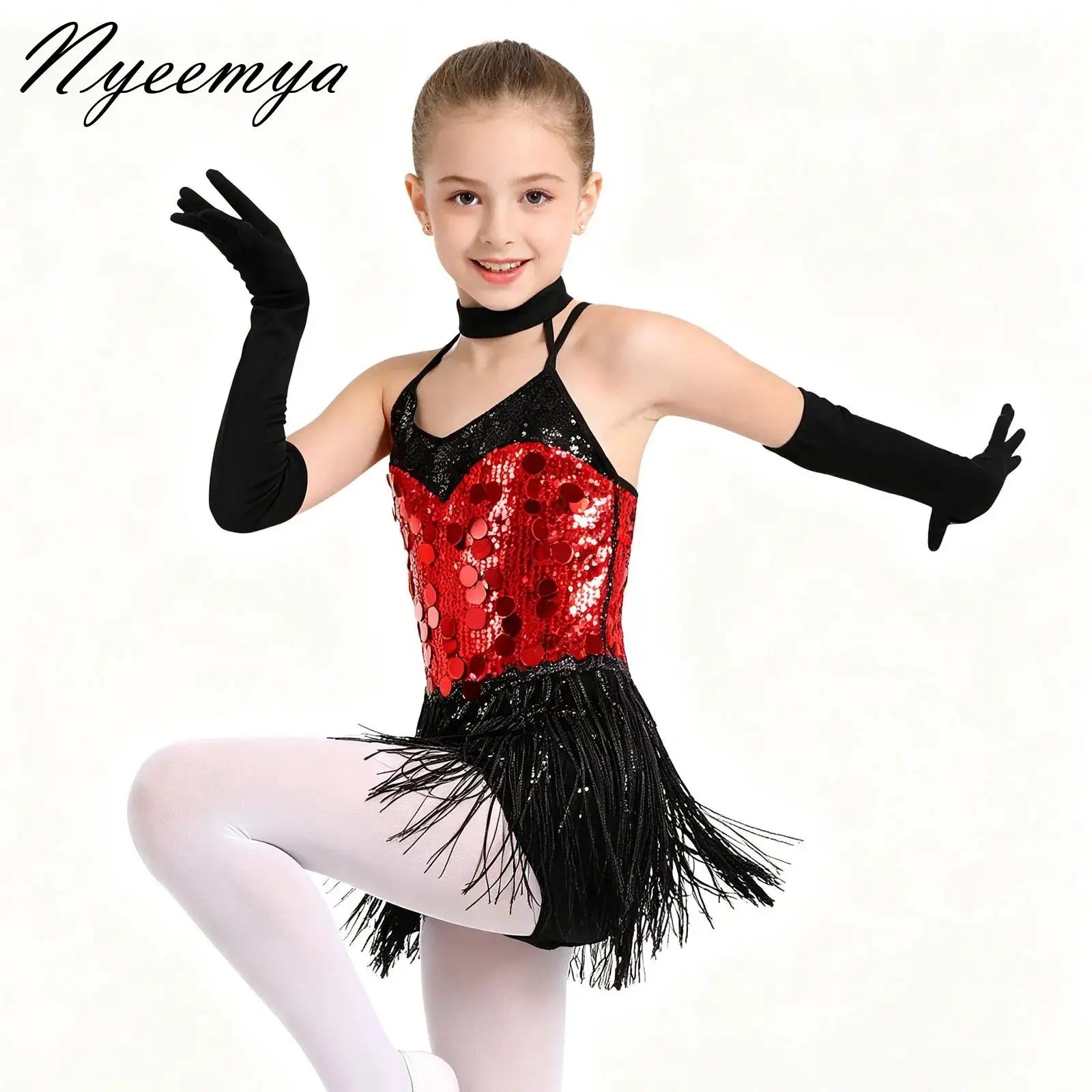 Tassels Latin Dance Dress Kids Girls Jazz Fringed Jumpsuit Sequins Cha-cha Dance Performance Costume Rumba Tango Leotard Outfits
Tassels Latin Dance Dress Kids Girls Jazz Fringed Jumpsuit Sequins Cha-cha Dance Performance Costume Rumba Tango Leotard Outfits