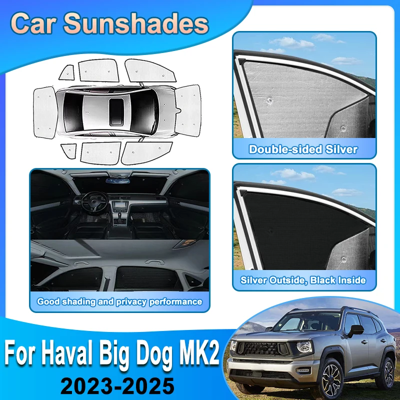 For Haval Big Dog 2023 2024 2025 MK2 H-Dog Dargo X H7 Car Full Privacy Sunshade Window Sun Visor Cover Protector Auto Accesorios
For Haval Big Dog 2023 2024 2025 MK2 H-Dog Dargo X H7 Car Full Privacy Sunshade Window Sun Visor Cover Protector Auto Accesorios