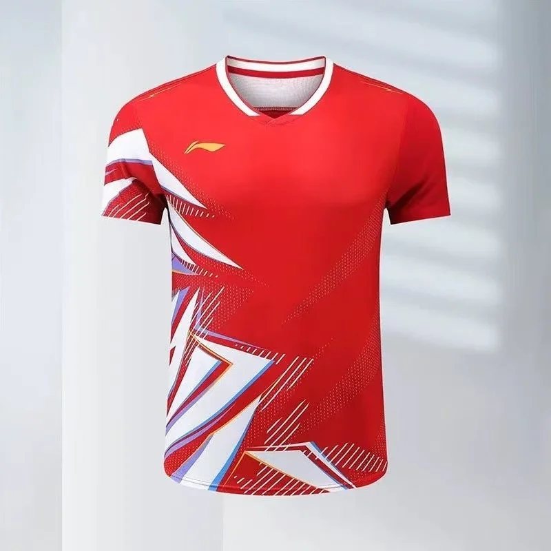 New Badminton Sportswear Table Tennis Short-sleeved Limited Edition Competition Suit Breathable Sweat-absorbent Top T-shirt
New Badminton Sportswear Table Tennis Short-sleeved Limited Edition Competition Suit Breathable Sweat-absorbent Top T-shirt