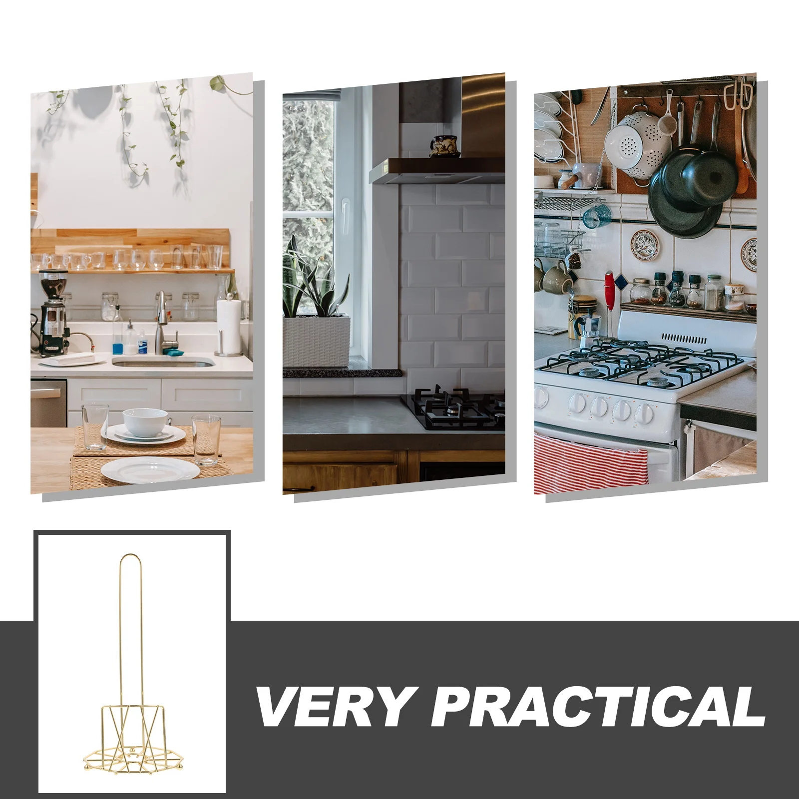 1Pcs Vertical Paper Towel Holder Kitchen Roll Stand with Metal Texture Hollow Out Design Stable Countertop Tissue Rack for Easy
1Pcs Vertical Paper Towel Holder Kitchen Roll Stand with Metal Texture Hollow Out Design Stable Countertop Tissue Rack for Easy