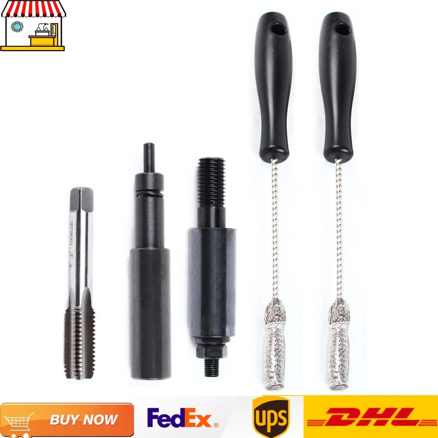 Diesel Injector Sleeve Cup Holder Cleaning Tool Kit| Fuel Injector Sleeve/Cup Remove & Install Tool Set
Diesel Injector Sleeve Cup Holder Cleaning Tool Kit| Fuel Injector Sleeve/Cup Remove & Install Tool Set