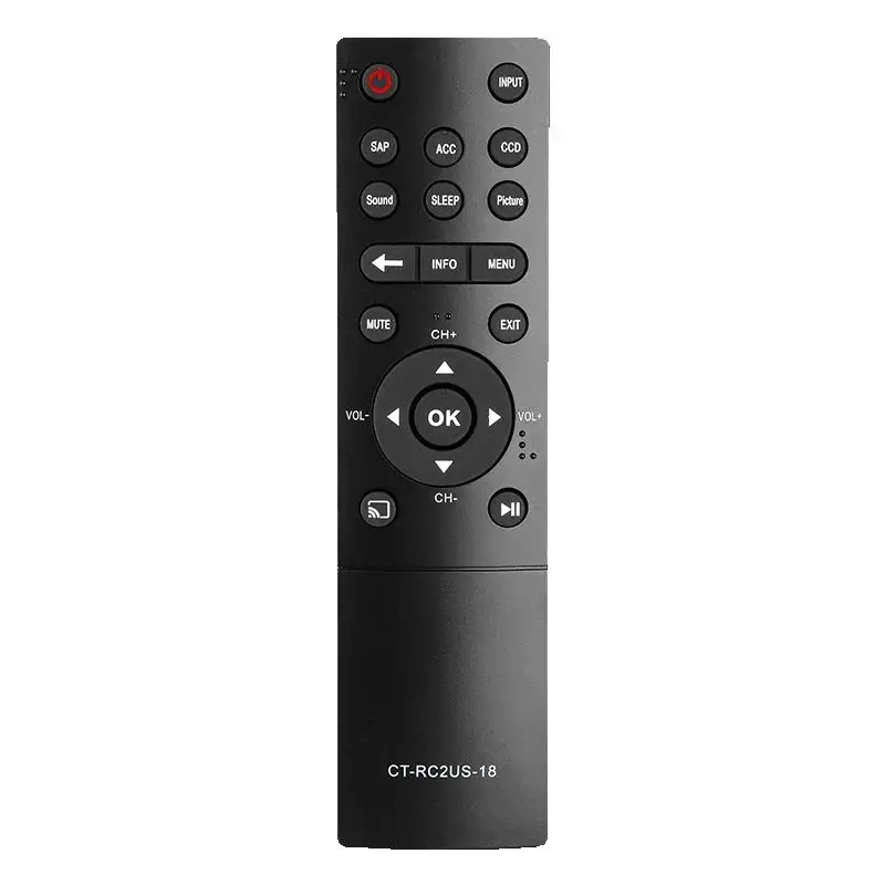 CT-RC2US-18 For Toshiba Remote Control Replacement, For Toshiba TV 32L221U 43L621U 49L621U 55L421U 55L621U 65L621U 43L511U18
CT-RC2US-18 For Toshiba Remote Control Replacement, For Toshiba TV 32L221U 43L621U 49L621U 55L421U 55L621U 65L621U 43L511U18