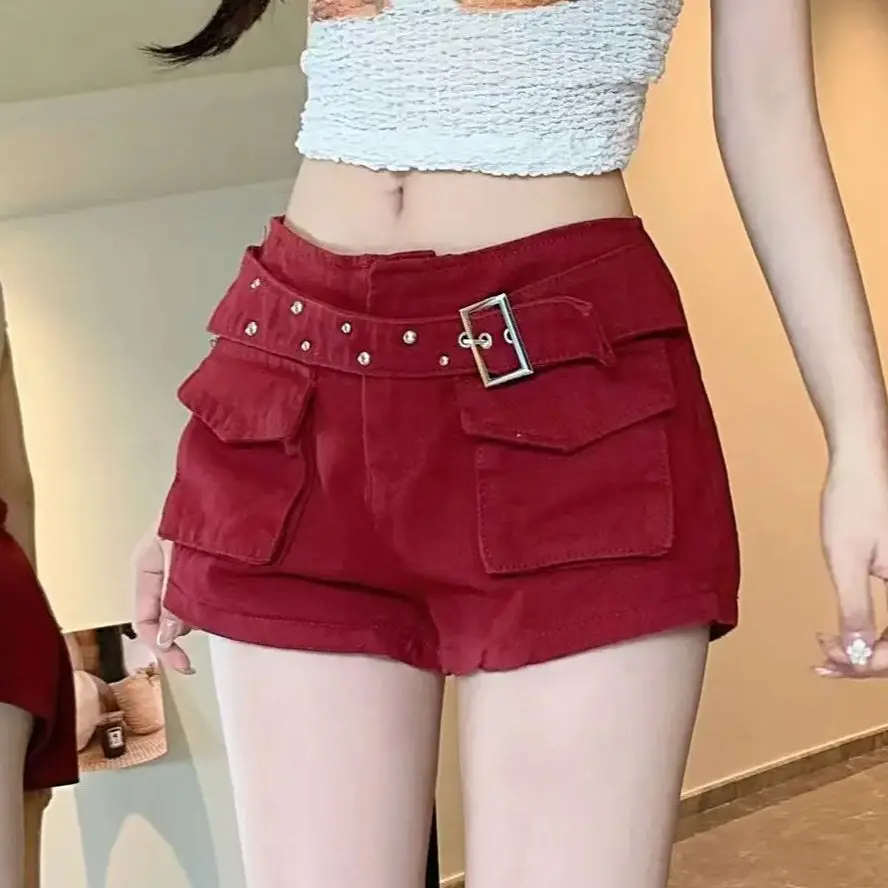 Женские красные повседневные джинсовые шорты-карго в стиле Y2K, уличная мода, американский стиль Харадзюку, ретро, сексуальные, из джинсовой ткани, одежда, новинка 2026 года
Женские красные повседневные джинсовые шорты-карго в стиле Y2K, уличная мода, американский стиль Харадзюку, ретро, сексуальные, из джинсовой ткани, одежда, новинка 2026 года