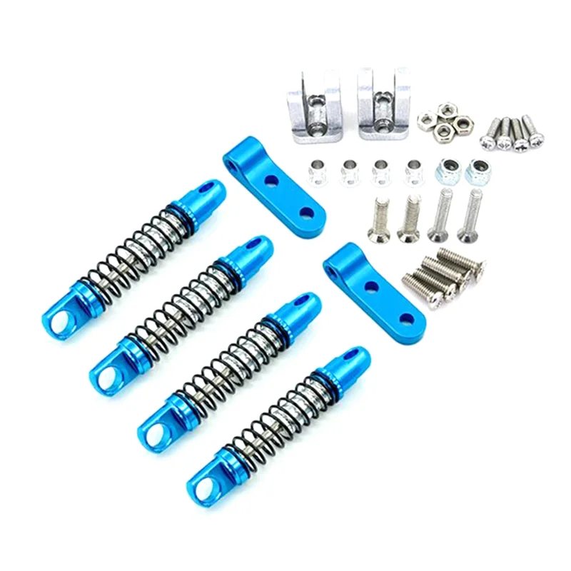 Metal Front and Rear Shock Absorber with Mount Fixed Bracket for WPL D12 1/10 RC Car Upgrades Parts Accessories,Blue
Metal Front and Rear Shock Absorber with Mount Fixed Bracket for WPL D12 1/10 RC Car Upgrades Parts Accessories,Blue