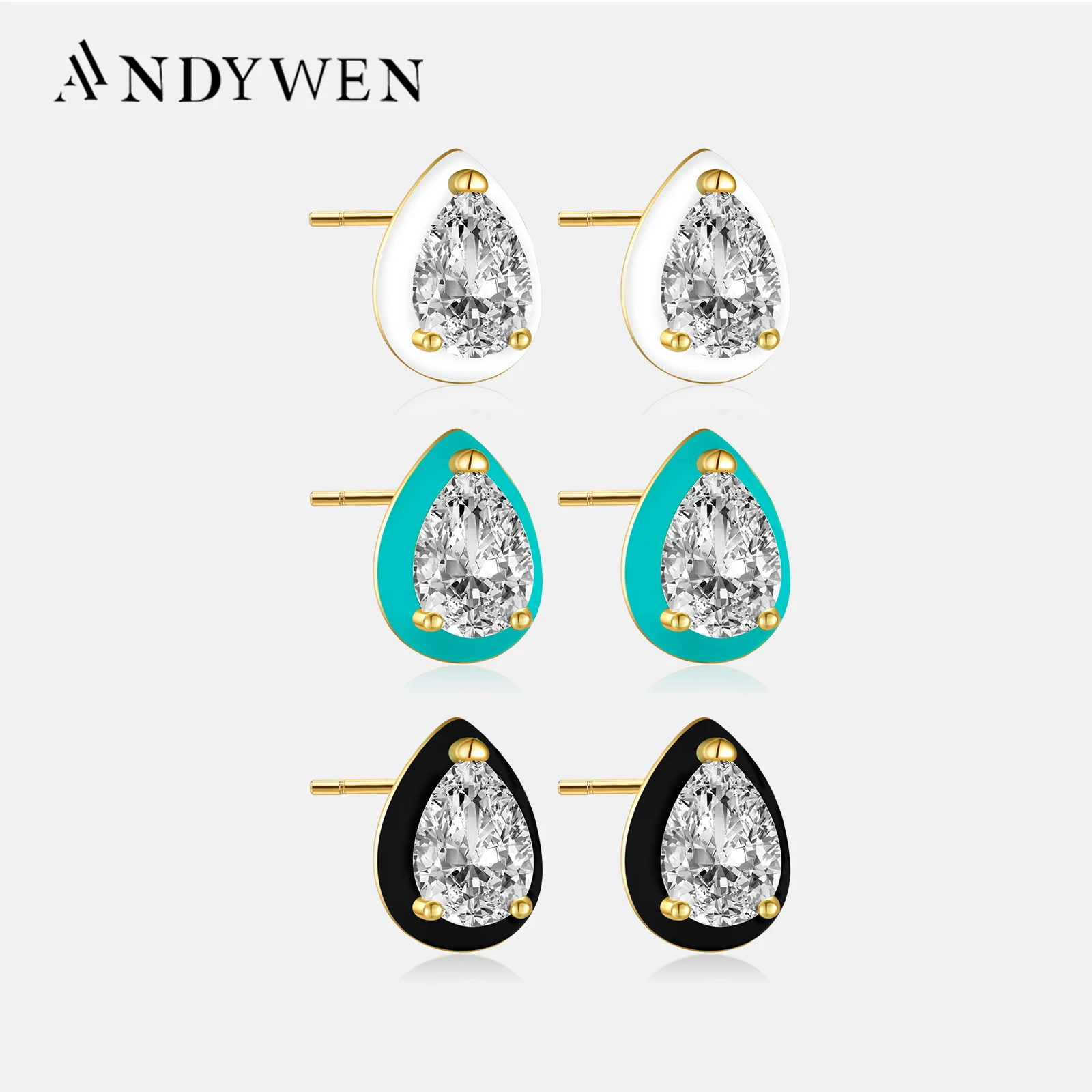 ANDYWEN стерлингового серебра 925 пробы, золотые овалы, белые, бирюзовые, черные серьги-гвоздики с большим цирконом, пирсинг Pendientes, роскошные ювелирные зажимы
ANDYWEN стерлингового серебра 925 пробы, золотые овалы, белые, бирюзовые, черные серьги-гвоздики с большим цирконом, пирсинг Pendientes, роскошные ювелирные зажимы