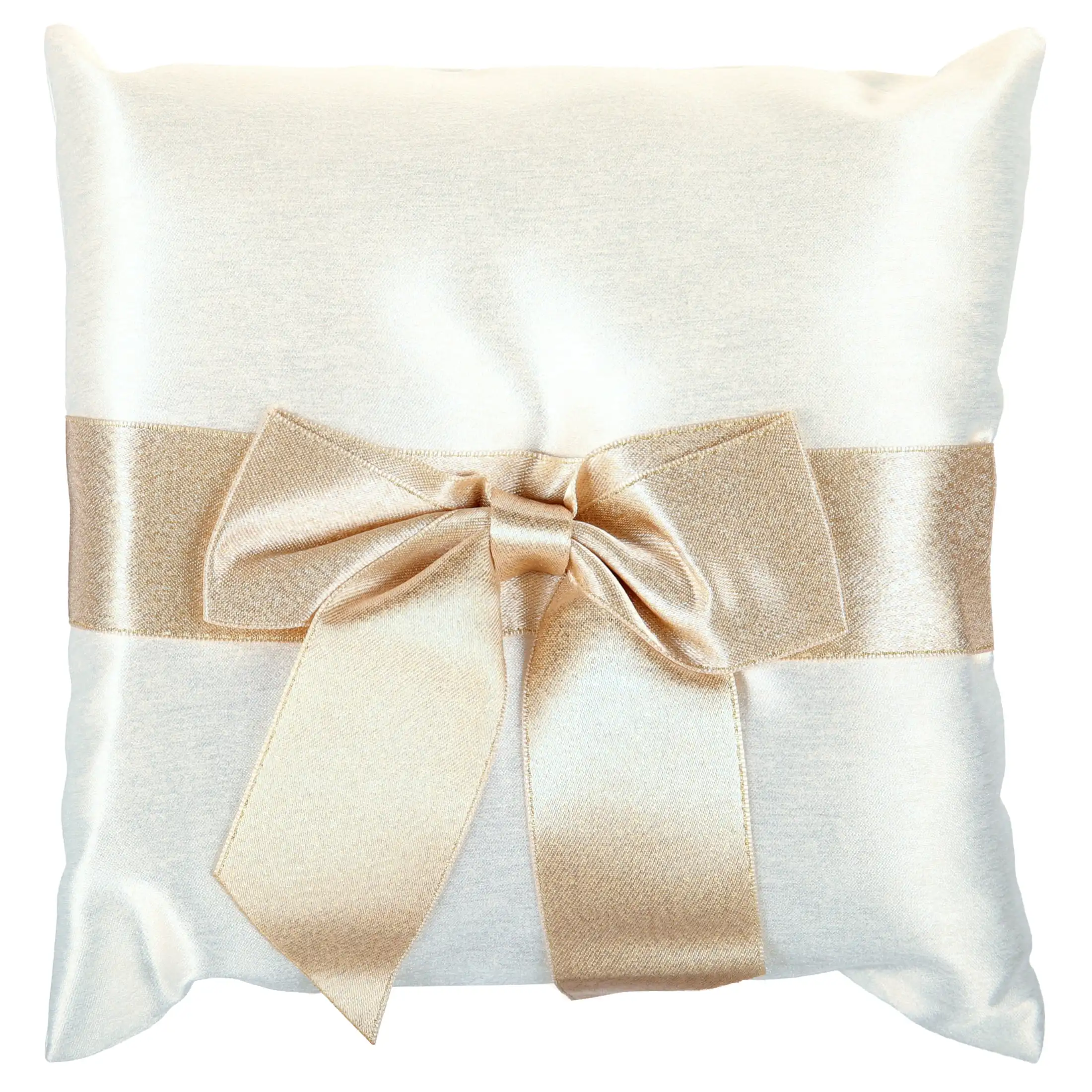 Gold Shimmer Bow Ring Bearer Pillow 13 x 13 inch 1 Count per Pack for Wedding, Gold
Gold Shimmer Bow Ring Bearer Pillow 13 x 13 inch 1 Count per Pack for Wedding, Gold