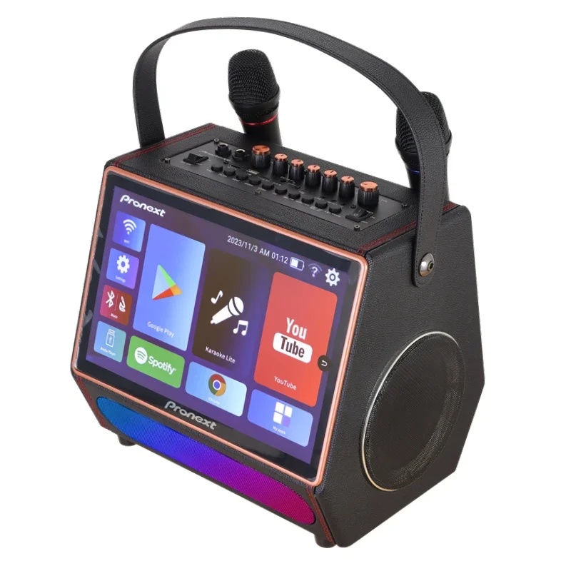 Factory Price Supply Dual 5.25'' Woofer 2-Way 40W Android 12 Live OTG Powerful Rechargeable All-In-One Karaoke Machine
Factory Price Supply Dual 5.25'' Woofer 2-Way 40W Android 12 Live OTG Powerful Rechargeable All-In-One Karaoke Machine