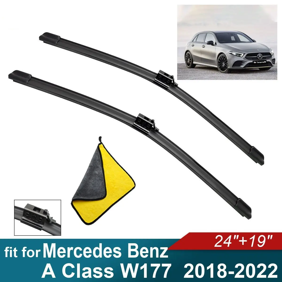 Car Windshield Wiper Blades Fit For Mercedes Benz A Class W177 Wiper Blades Soft Rubber Auto Front Windscreen
Car Windshield Wiper Blades Fit For Mercedes Benz A Class W177 Wiper Blades Soft Rubber Auto Front Windscreen