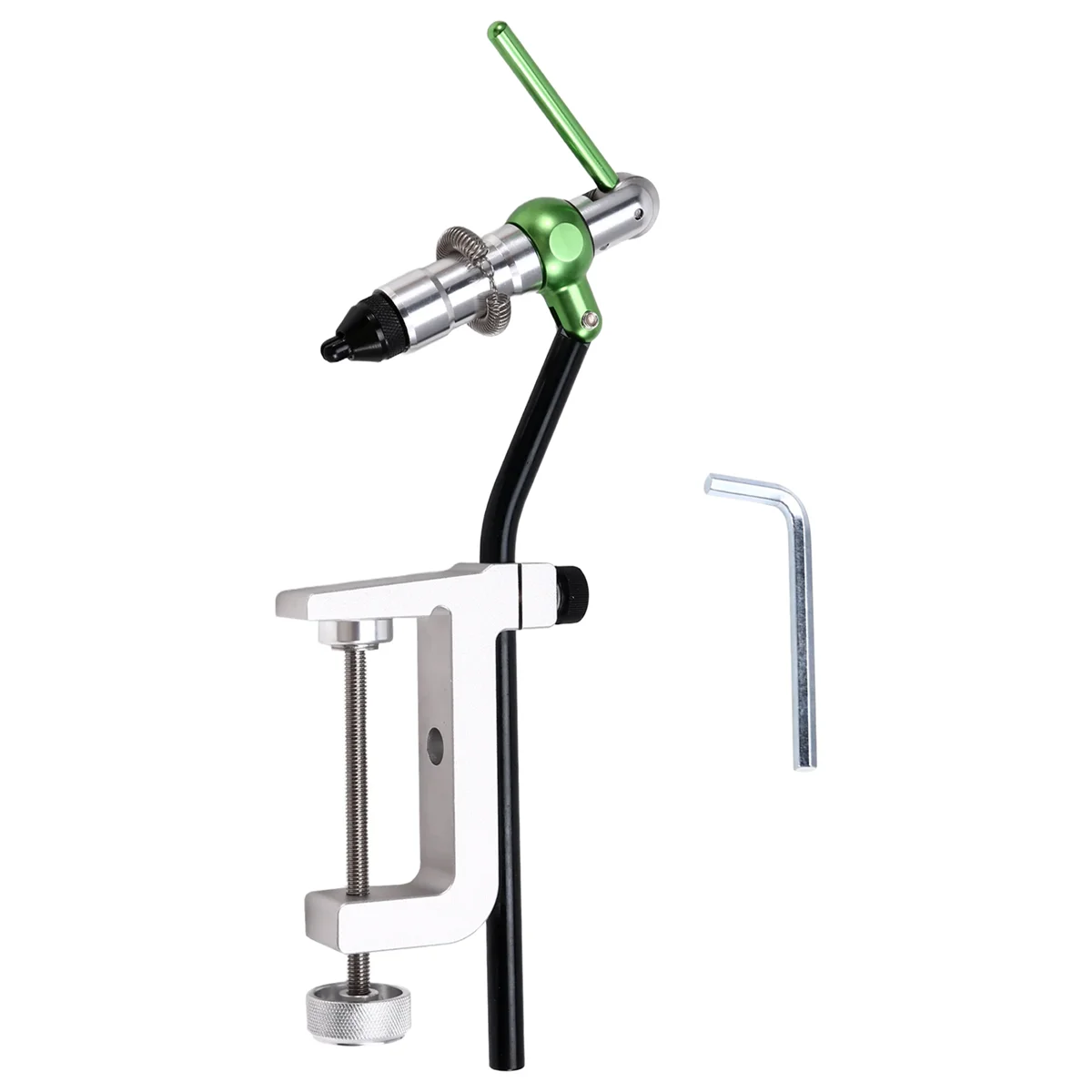 N18R 360° Rotation C-Clamp Vise Jigging Assist Hook Binding Vise Hardened Steel Jaw Fly Tying Vise Fishing Lure Making Tool
N18R 360° Rotation C-Clamp Vise Jigging Assist Hook Binding Vise Hardened Steel Jaw Fly Tying Vise Fishing Lure Making Tool