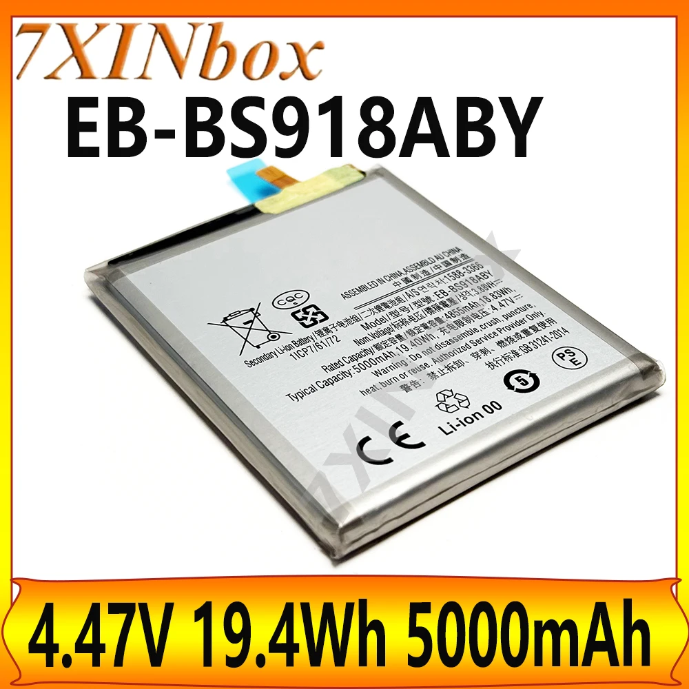 7XINbox EB-BS918ABY 4.47V 19.4Wh 5000mAh OEM battery For Samsung Galaxy Galaxy S23 Ultra 5G S918 BS918 with free tools
7XINbox EB-BS918ABY 4.47V 19.4Wh 5000mAh OEM battery For Samsung Galaxy Galaxy S23 Ultra 5G S918 BS918 with free tools