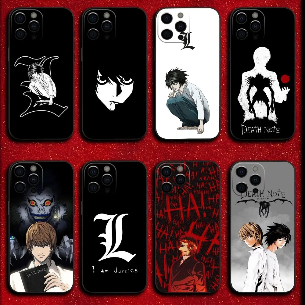 D-Death Note L Light Yagami Phone Case For iPhone 16,15,14,13,12,11,Pro,XS,Max,XR,Plus,SE,Mini Soft Black Cover
D-Death Note L Light Yagami Phone Case For iPhone 16,15,14,13,12,11,Pro,XS,Max,XR,Plus,SE,Mini Soft Black Cover