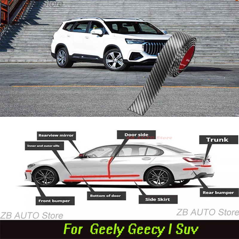 For Geely Geecy L Suv Strong adhesive bumper strip, front and rear lip side skirts, collision and scratch resistant, suitable
For Geely Geecy L Suv Strong adhesive bumper strip, front and rear lip side skirts, collision and scratch resistant, suitable