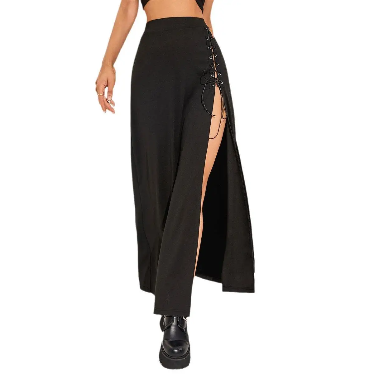 Женская юбка трапециевидной формы с разрезом Chien Eye на шнуровке, средняя талия, юбка-миди из полиэфирного волокна, лето 2023, Ciwalk Faion
Женская юбка трапециевидной формы с разрезом Chien Eye на шнуровке, средняя талия, юбка-миди из полиэфирного волокна, лето 2023, Ciwalk Faion