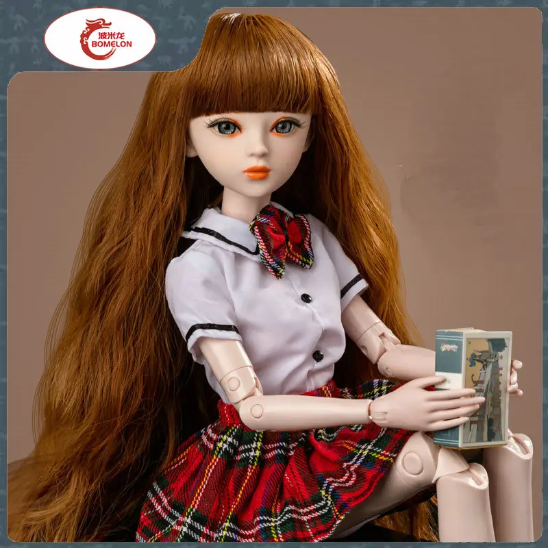 60cm 1/3 BJD Doll Full Set with Clothes Fashion School Uniform Girl Ball Jointed Dolls Gift
60cm 1/3 BJD Doll Full Set with Clothes Fashion School Uniform Girl Ball Jointed Dolls Gift