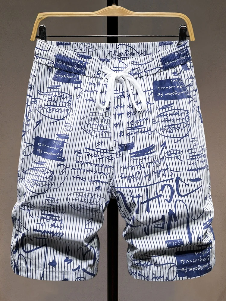 Ultra-Thin Pure Cotton Printed Men's orts Casual Loose Fit Five-Quarter Length Elastic Waist Straight Leg Sportswear
Ultra-Thin Pure Cotton Printed Men's orts Casual Loose Fit Five-Quarter Length Elastic Waist Straight Leg Sportswear