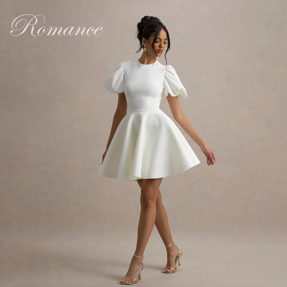 Elegant Pleat O-Neck Short A-Line Wedding Dress Women 2026 Party Dress Puff Sleeve Above Knee Vestidos De Novia Customized
Elegant Pleat O-Neck Short A-Line Wedding Dress Women 2026 Party Dress Puff Sleeve Above Knee Vestidos De Novia Customized