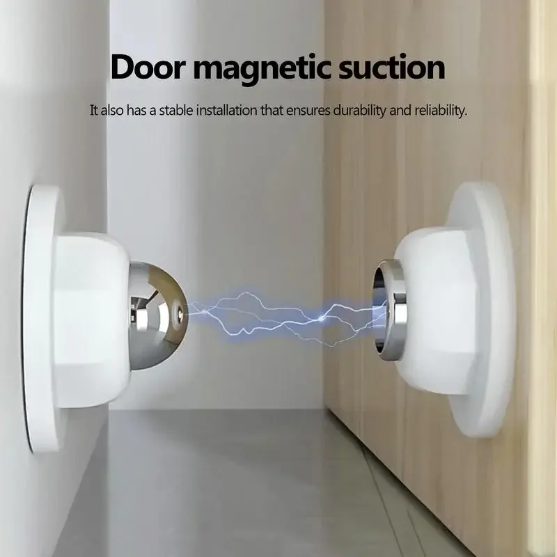 Magnetic Door Stopper Stainless Steel Door Holder Security Door Wall Protector Free-punch Door Suction Magnetic Catch Door Stops
Magnetic Door Stopper Stainless Steel Door Holder Security Door Wall Protector Free-punch Door Suction Magnetic Catch Door Stops