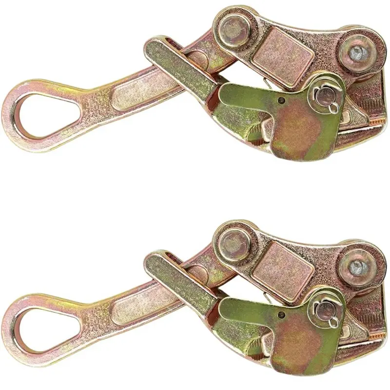 Набор из 2-х кабельных захватов (2 тонны) для стального троса, тяговое усилие 4408 фунтов, новинка
Набор из 2-х кабельных захватов (2 тонны) для стального троса, тяговое усилие 4408 фунтов, новинка