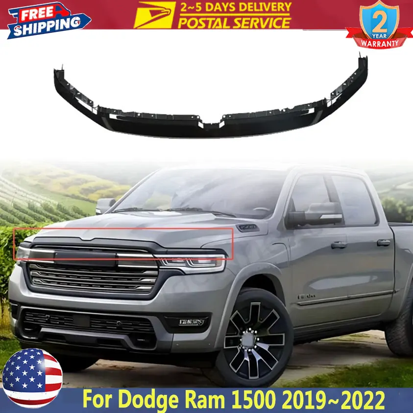 Car Front Grille Molding For Dodge Ram 1500 2019~2022 6BT18TZZAJ Upper Replacement Front Upper Grille Trim Molding Glossy Black
Car Front Grille Molding For Dodge Ram 1500 2019~2022 6BT18TZZAJ Upper Replacement Front Upper Grille Trim Molding Glossy Black