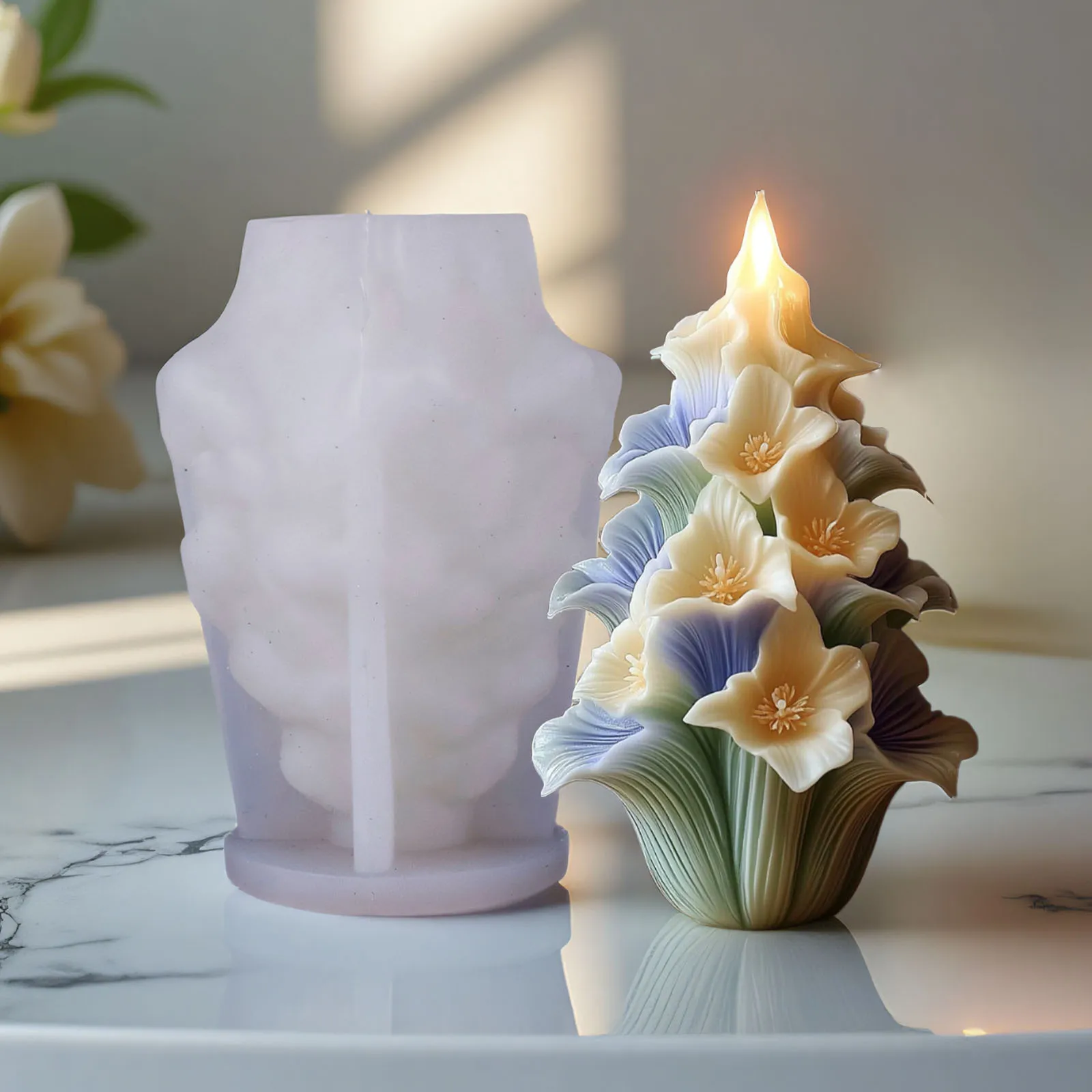 Bouquet Scented Candle Silicone Mold DIY Three-dimensional Multi-layer Flower Candle Handmade Diffuser Stone Decoration
Bouquet Scented Candle Silicone Mold DIY Three-dimensional Multi-layer Flower Candle Handmade Diffuser Stone Decoration
