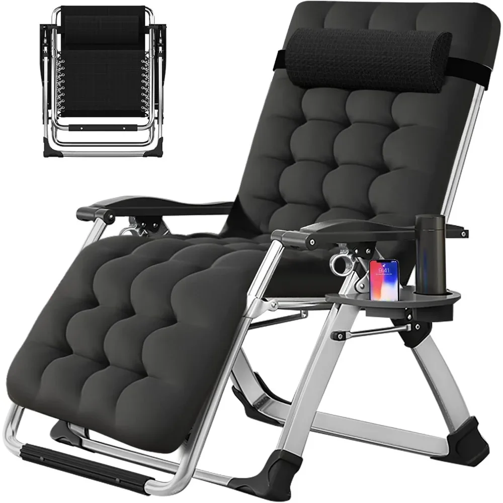 Reclining Lounge Chair with Removable Cushion & Tray for Indoor and Outdoor, Patio Recliner Folding Reclining Chair
Reclining Lounge Chair with Removable Cushion & Tray for Indoor and Outdoor, Patio Recliner Folding Reclining Chair