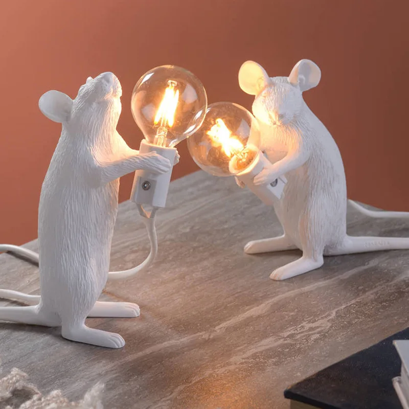 Modern LED Table Lights Resin Animal Rat LED Night Lights Mouse Table Lamps Home Decor Desk Lamp Lighting Fixtures
Modern LED Table Lights Resin Animal Rat LED Night Lights Mouse Table Lamps Home Decor Desk Lamp Lighting Fixtures