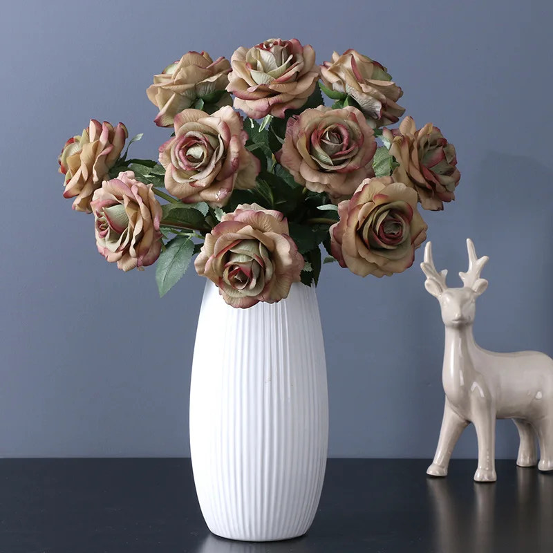 7 Pcs Real Touch Rose Branch Stem Latex Rose Hand Simulation Decorative Feel Felt Artificial Silicone Rose Flowers Home Wedding
7 Pcs Real Touch Rose Branch Stem Latex Rose Hand Simulation Decorative Feel Felt Artificial Silicone Rose Flowers Home Wedding