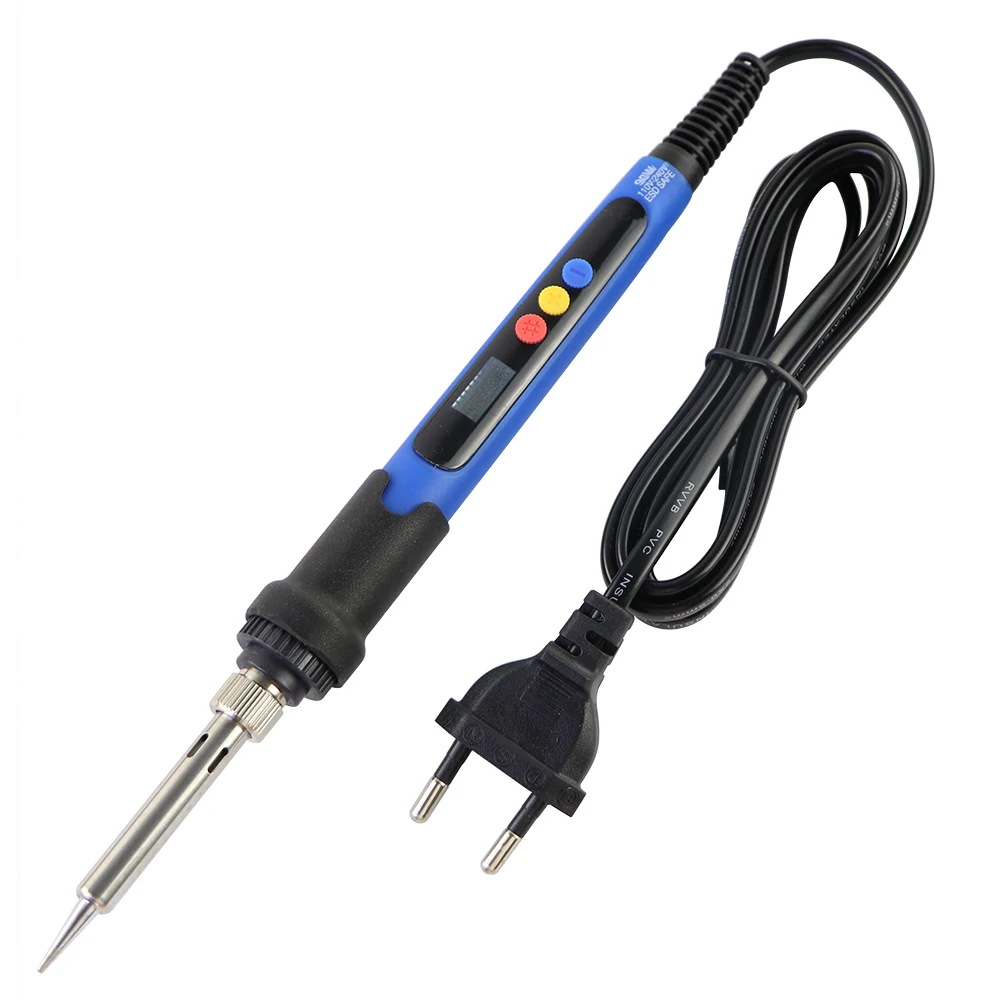 60W 80W Electric Soldering Iron LCD Digital Display Adjustable Temperature Welding Repair Tools 220V / 110V Solder Wire Tips
60W 80W Electric Soldering Iron LCD Digital Display Adjustable Temperature Welding Repair Tools 220V / 110V Solder Wire Tips