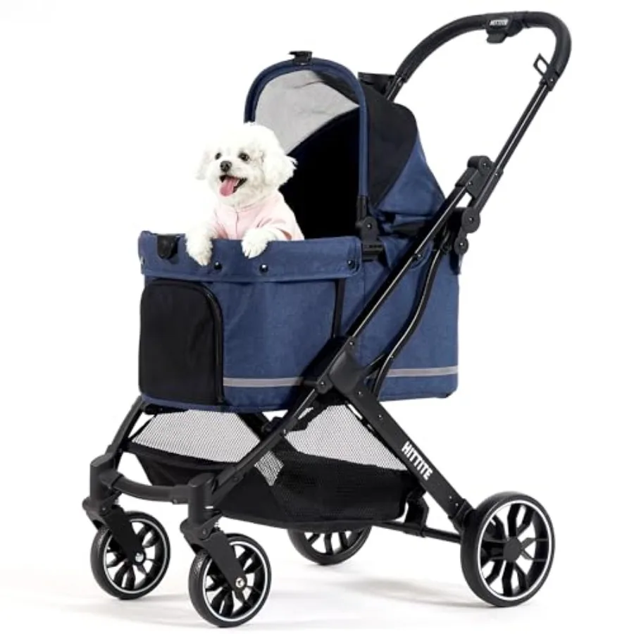 Pet stroller for outdoor use, polyester fabric, gray, weatherproof cover and all-terrain wheels
Pet stroller for outdoor use, polyester fabric, gray, weatherproof cover and all-terrain wheels
