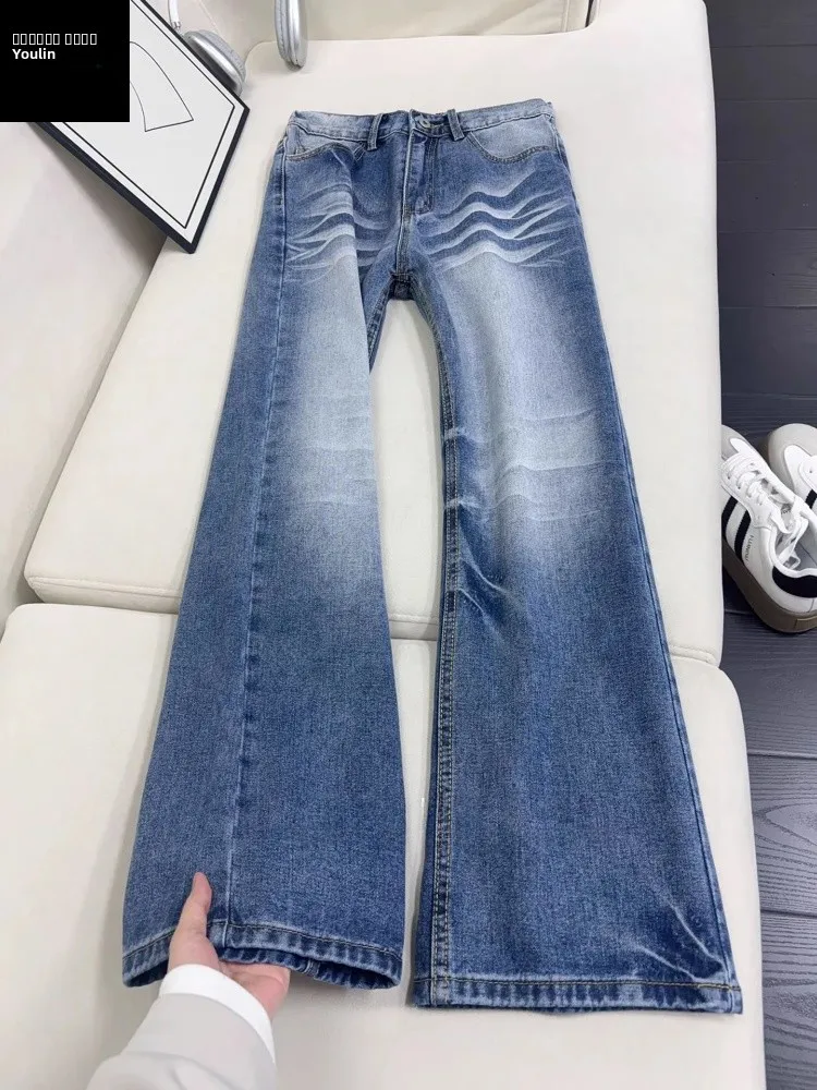 Blue Waed Jeans Men's Winter American High Street Vibe High Waist Straight Leg Micro Flared Pants Casual Jeans
Blue Waed Jeans Men's Winter American High Street Vibe High Waist Straight Leg Micro Flared Pants Casual Jeans